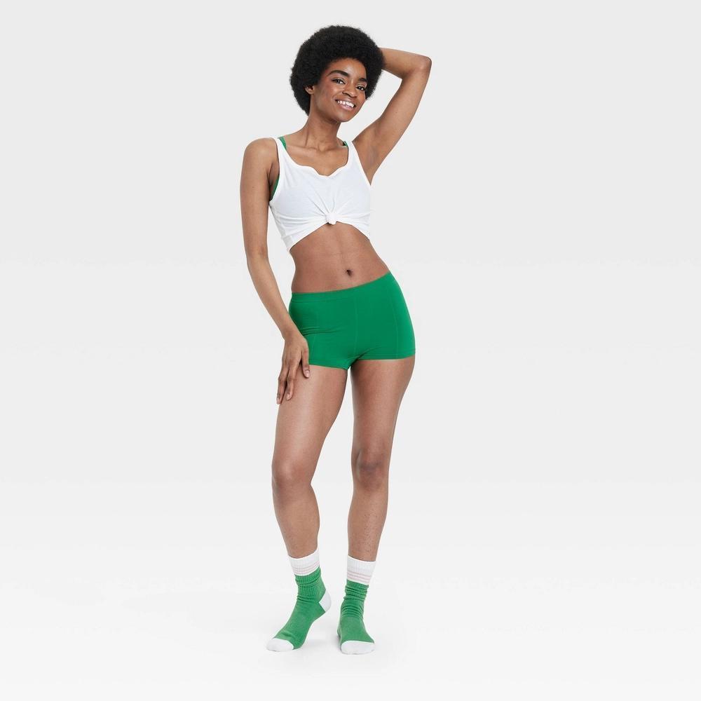 Womens Seamless Boy Shorts - Colsie Perfect Emerald XS Product Image