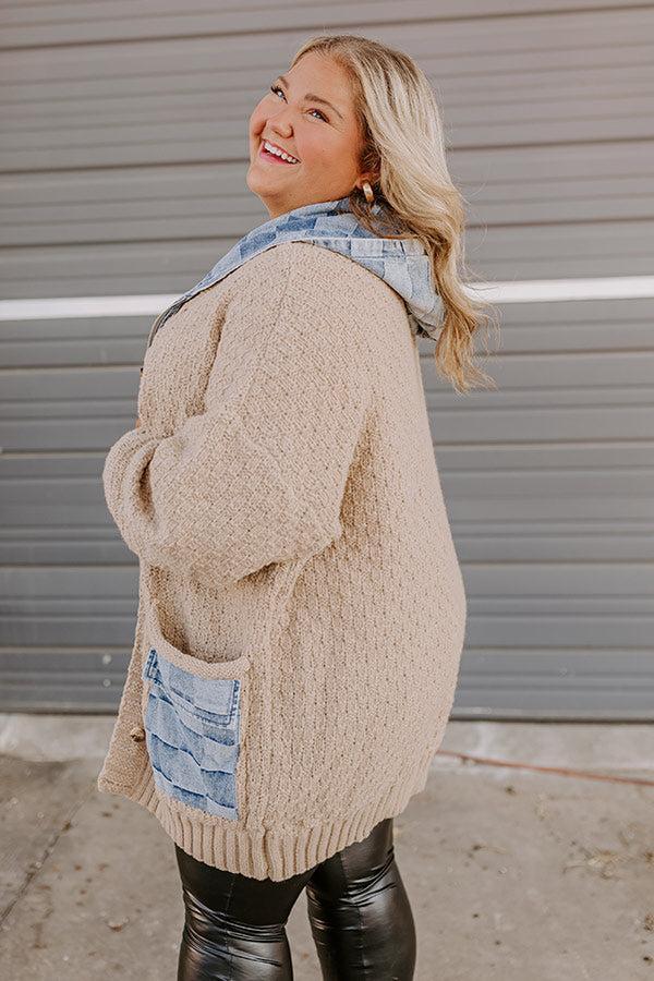 Cafe Cuddles Knit Jacket Curves Product Image