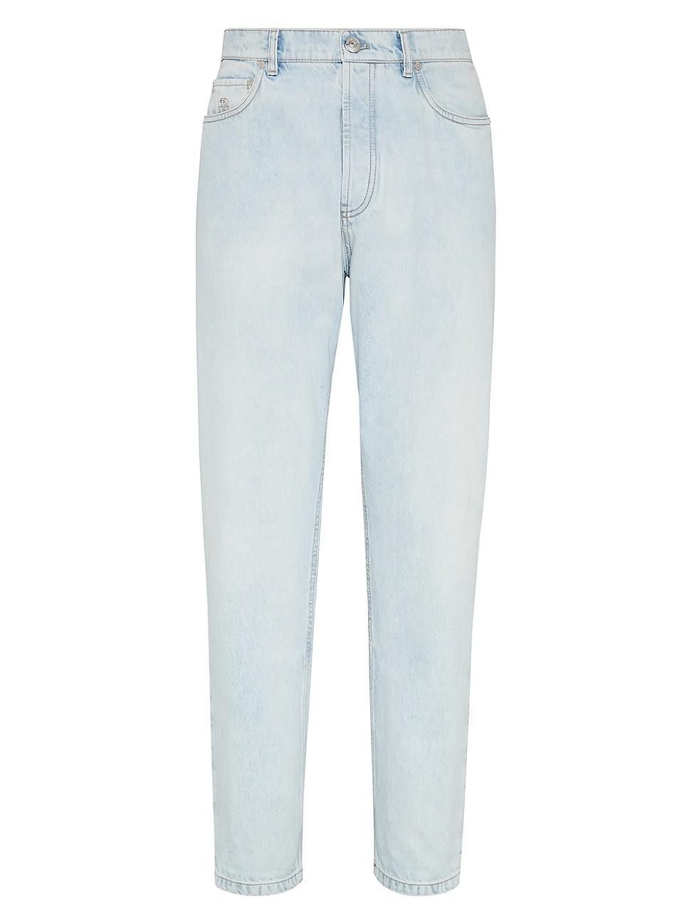 Mens Iconic-Fit Denim Five-Pocket Pants Product Image