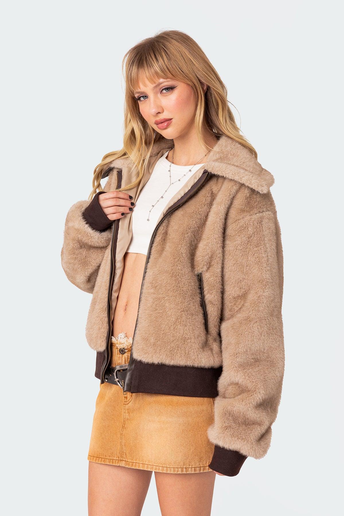 Ashton Faux Fur Jacket Product Image