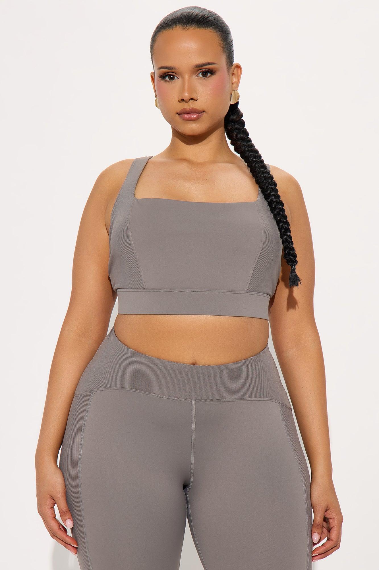 Everyday Gains Sports Bra - Charcoal Product Image
