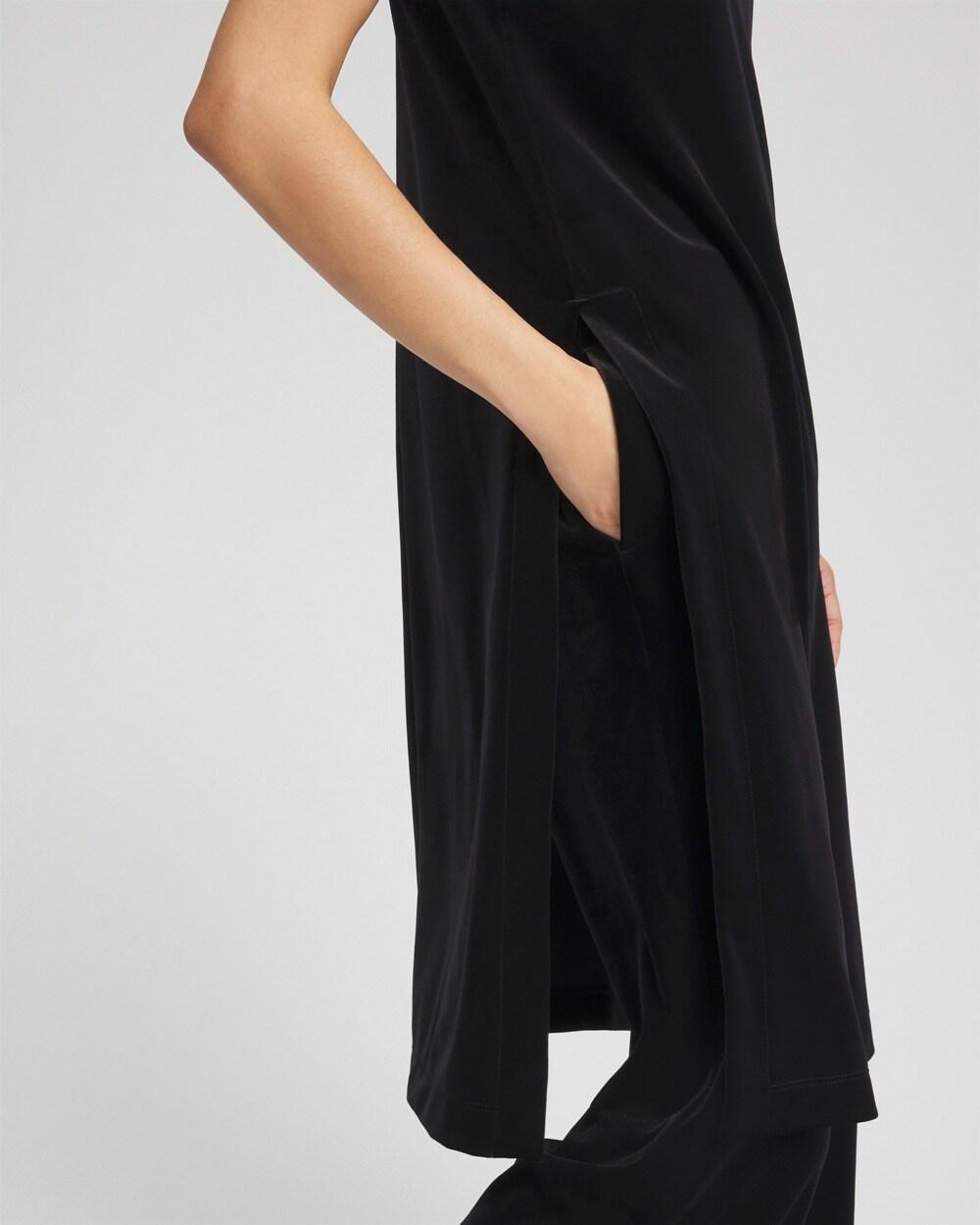 Travelers™ Maxi Mock-Neck Velvet Tunic Product Image
