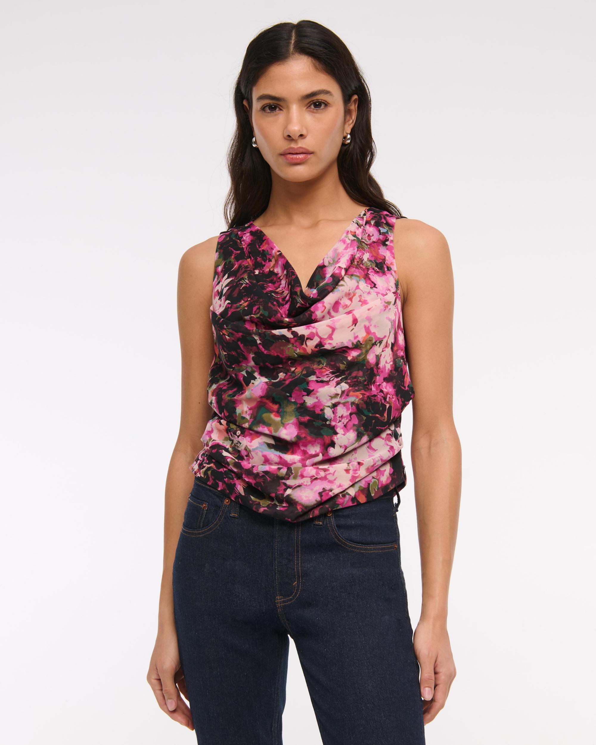 Drapey Plunge Top Product Image