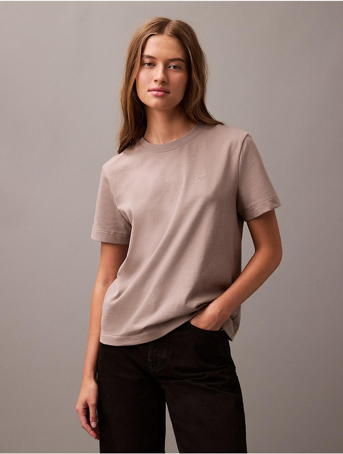 Calvin Klein Women's Archive Logo T-Shirt - Yellow - S Product Image