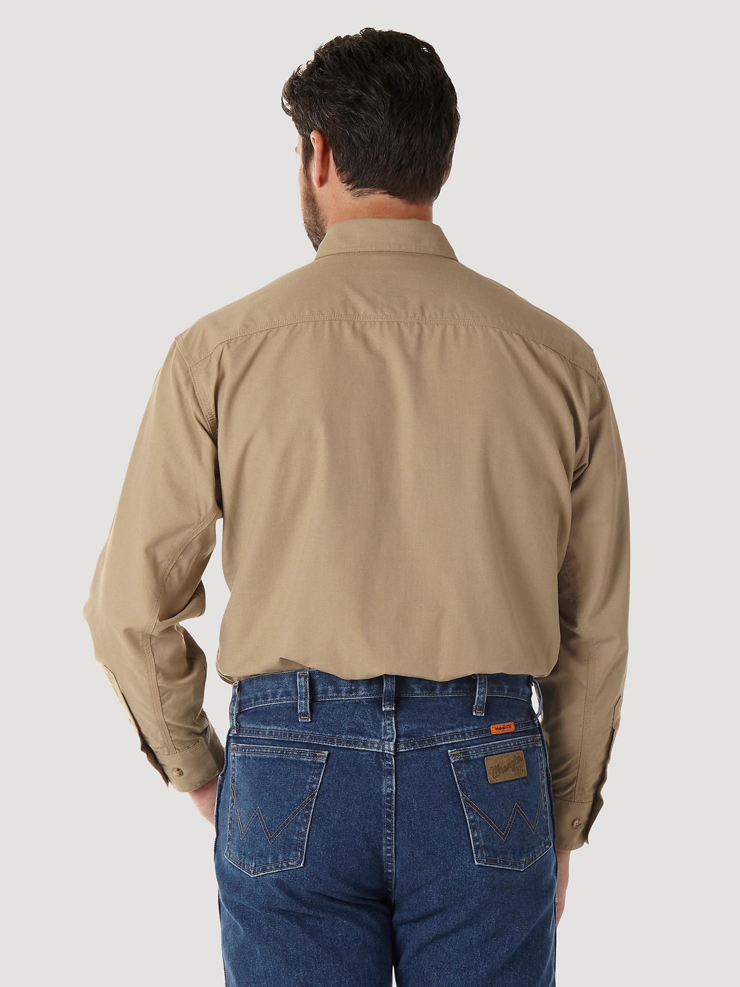Wrangler® FR Flame-Resistant Riggs Twill Solid Work Shirt | Men's SHIRTS | Wrangler® Product Image