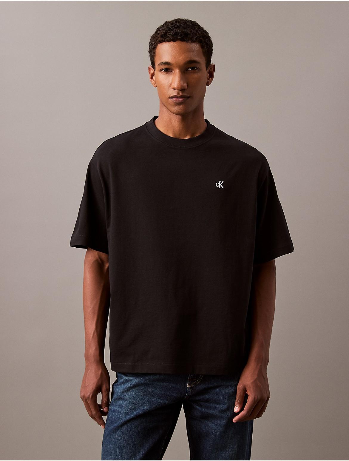 Calvin Klein Men's Archive Logo Relaxed Crewneck T-Shirt - White - XXL Product Image