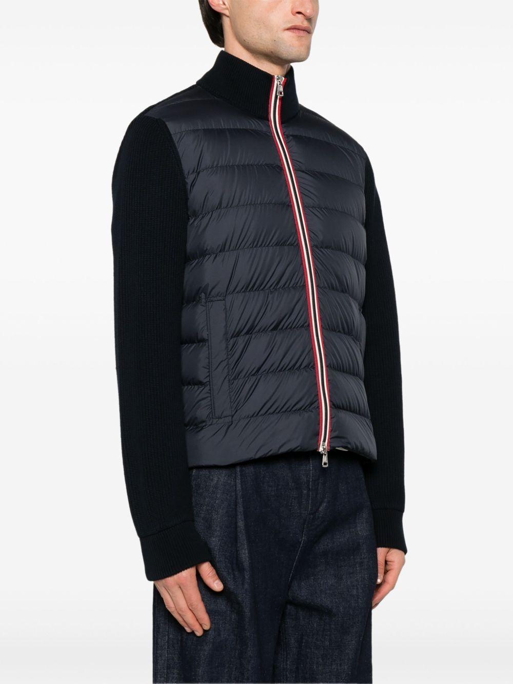padded-panels cardigan Product Image
