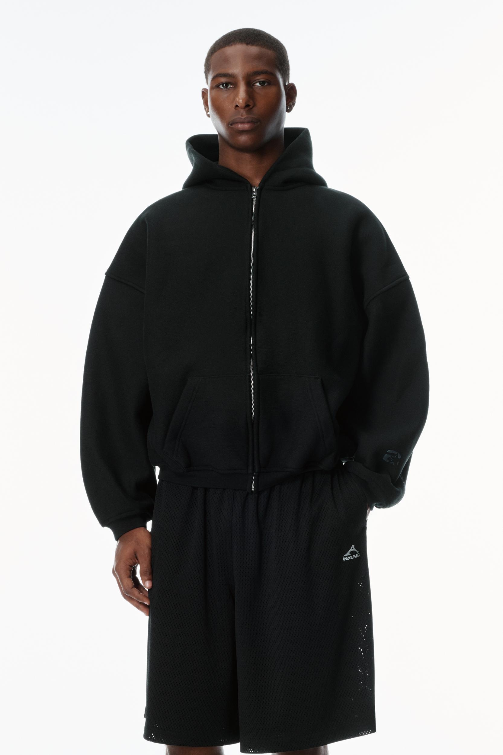 Star Zip Up Hoodie In Dense Fleece Product Image