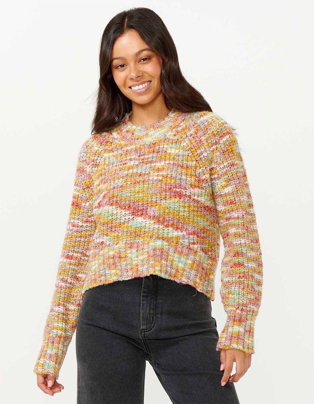 RIP CURL Beach Party Womens Sweater - PINK COMBO Product Image