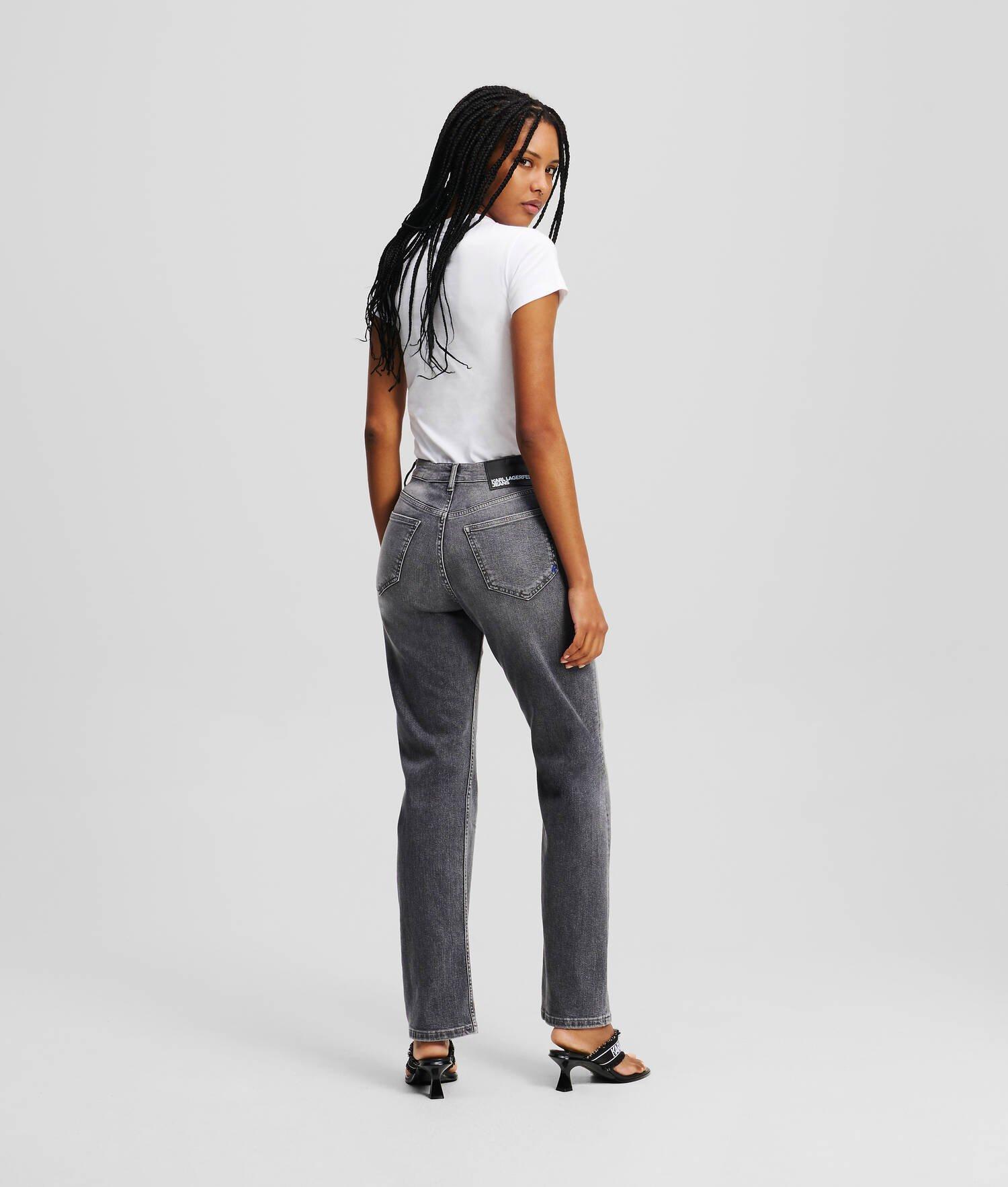 HIGH-RISE STRAIGHT JEANS Product Image