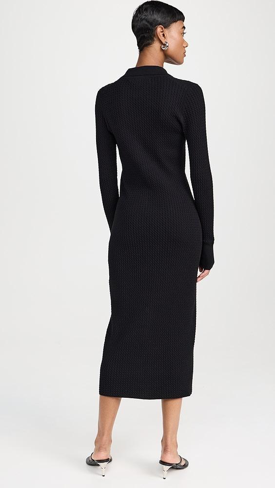 Proenza Schouler White Label Phillips Knit Dress in Micro Cable | Shopbop Product Image