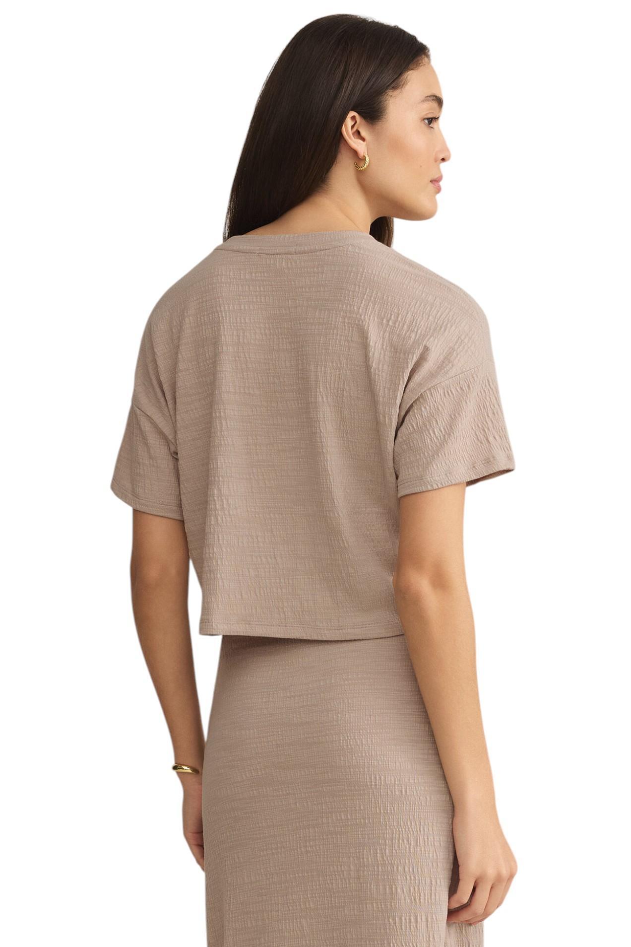 Sway Textured Cropped Tee Product Image