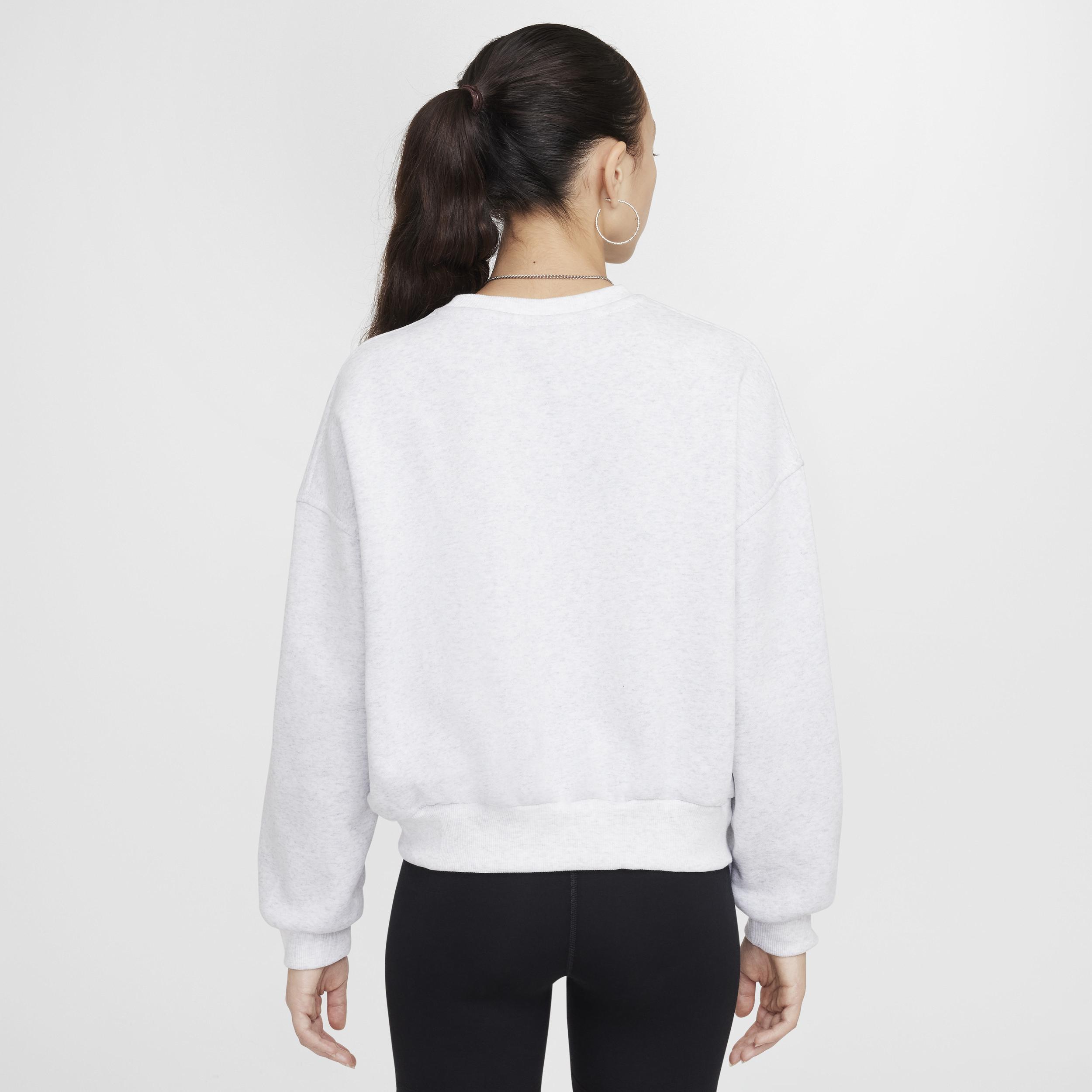 Women's Nike Sportswear Club Fleece Girls' Boxy Crew-Neck Sweatshirt Product Image