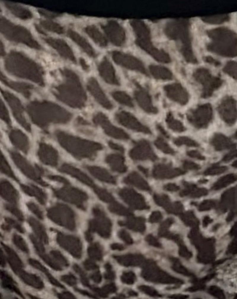 Sarua Thong in Mesh Leopard Print Female Product Image