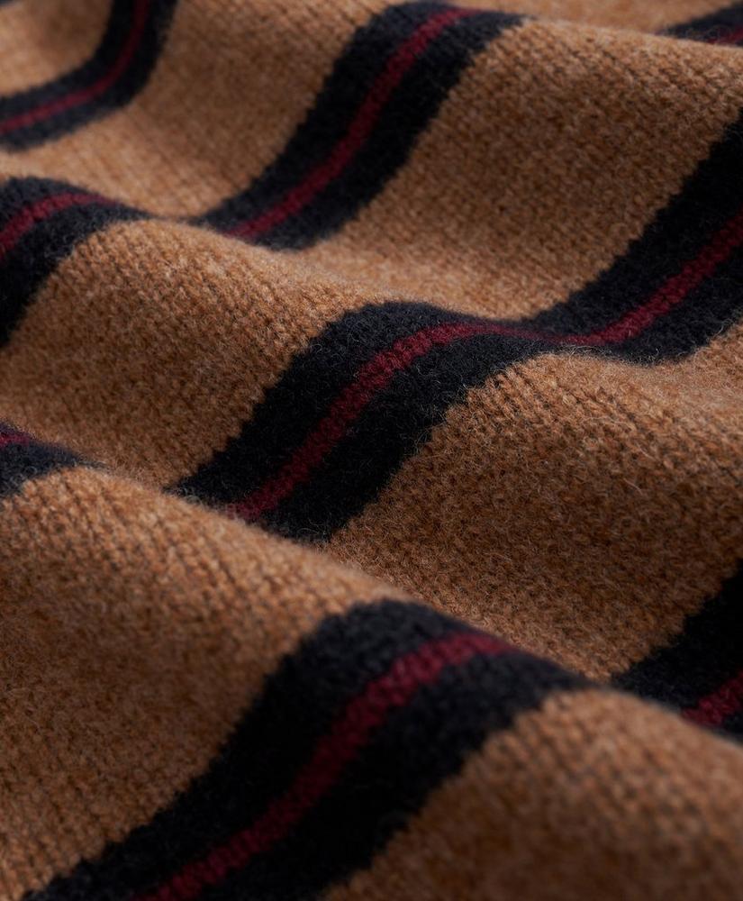 Elbow-Patch Striped Sweater in Lambswool Product Image