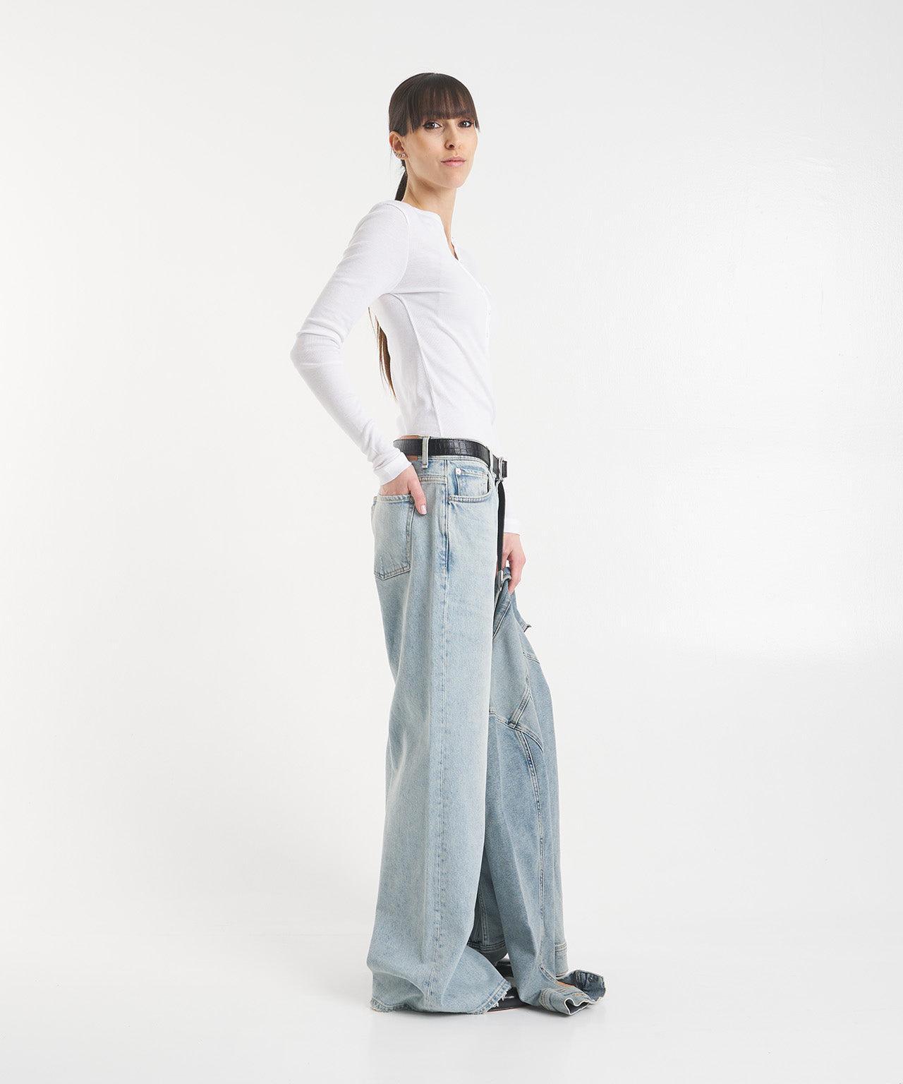 Ribbed long-sleeved shirt Product Image