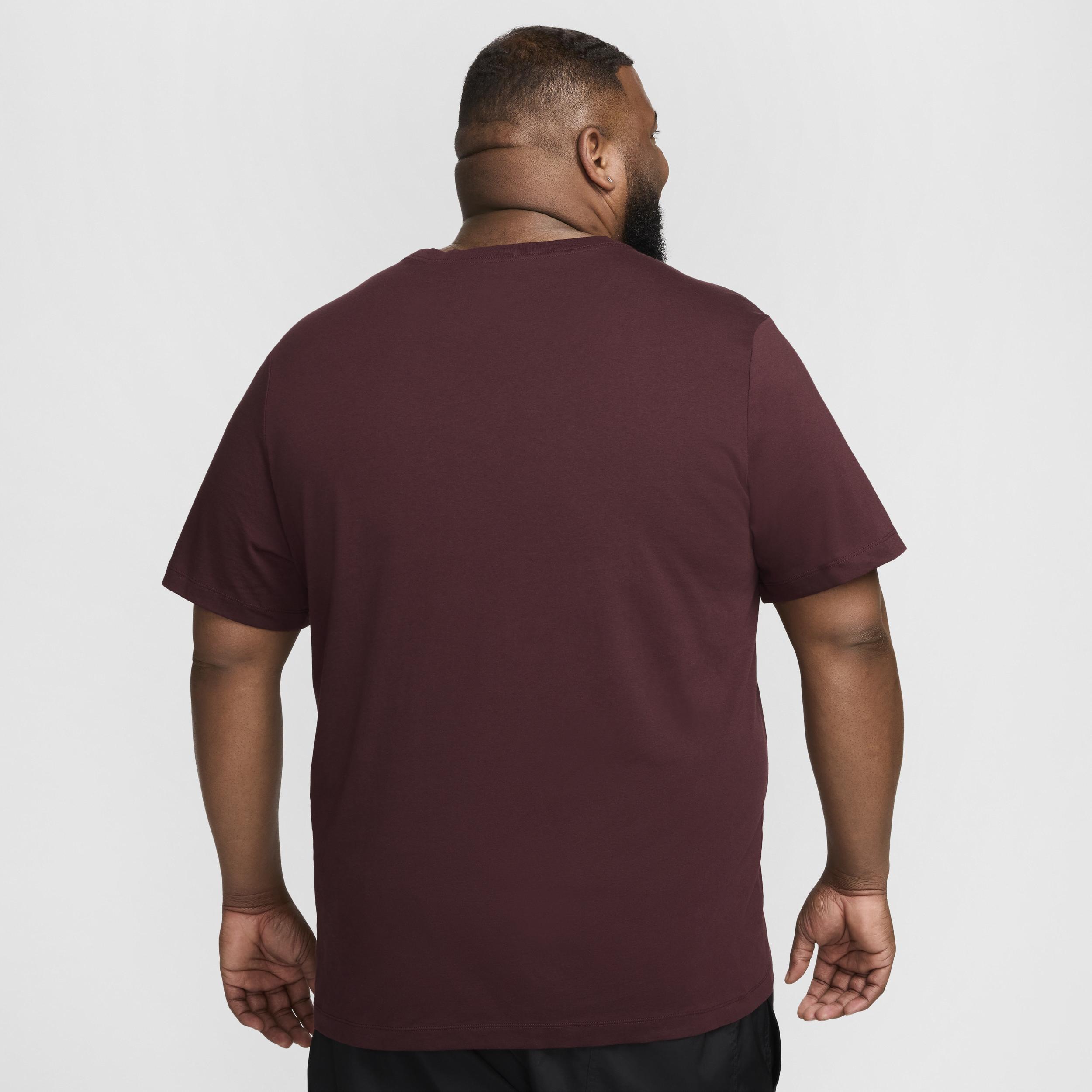 Men's Nike Sportswear Club Tee, Size: Large, Red Crush Product Image