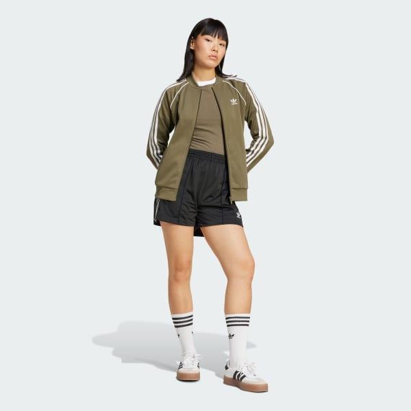 adidas Adicolor Classics SST Track Jacket Glow Pink XS Womens Product Image