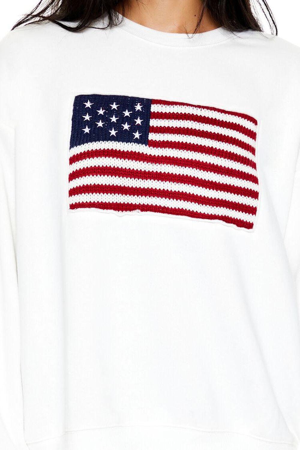 American Flag Fleece Pullover | Forever 21 Product Image