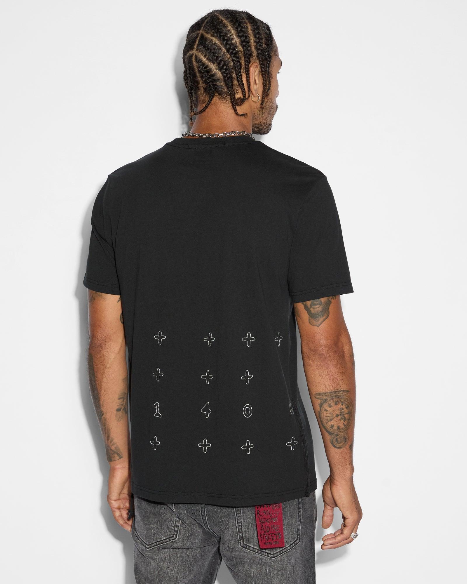 LOVE TRIP KASH SS TEE JET BLACK Male Product Image