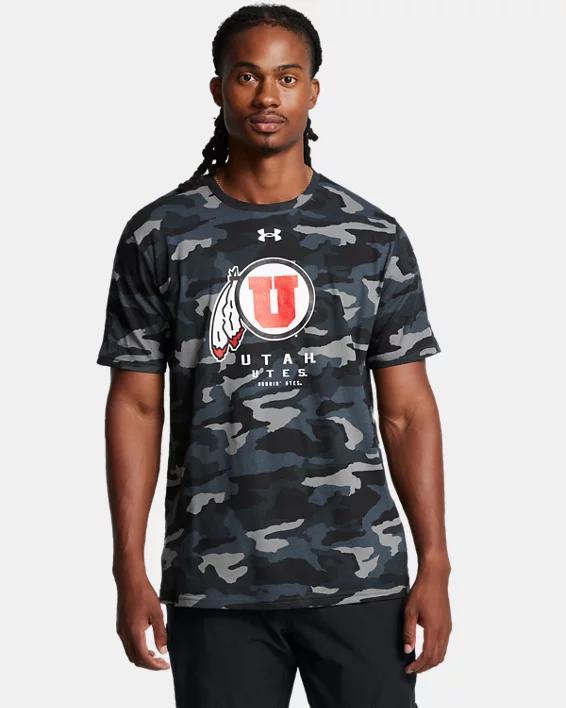 UA Performance Cotton Camo Collegiate Mens T-Shirt Product Image