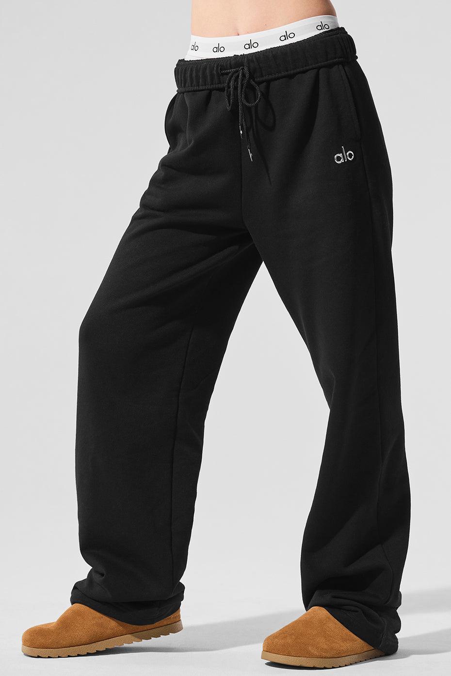 Accolade Straight Leg Sweatpant - Black Female Product Image