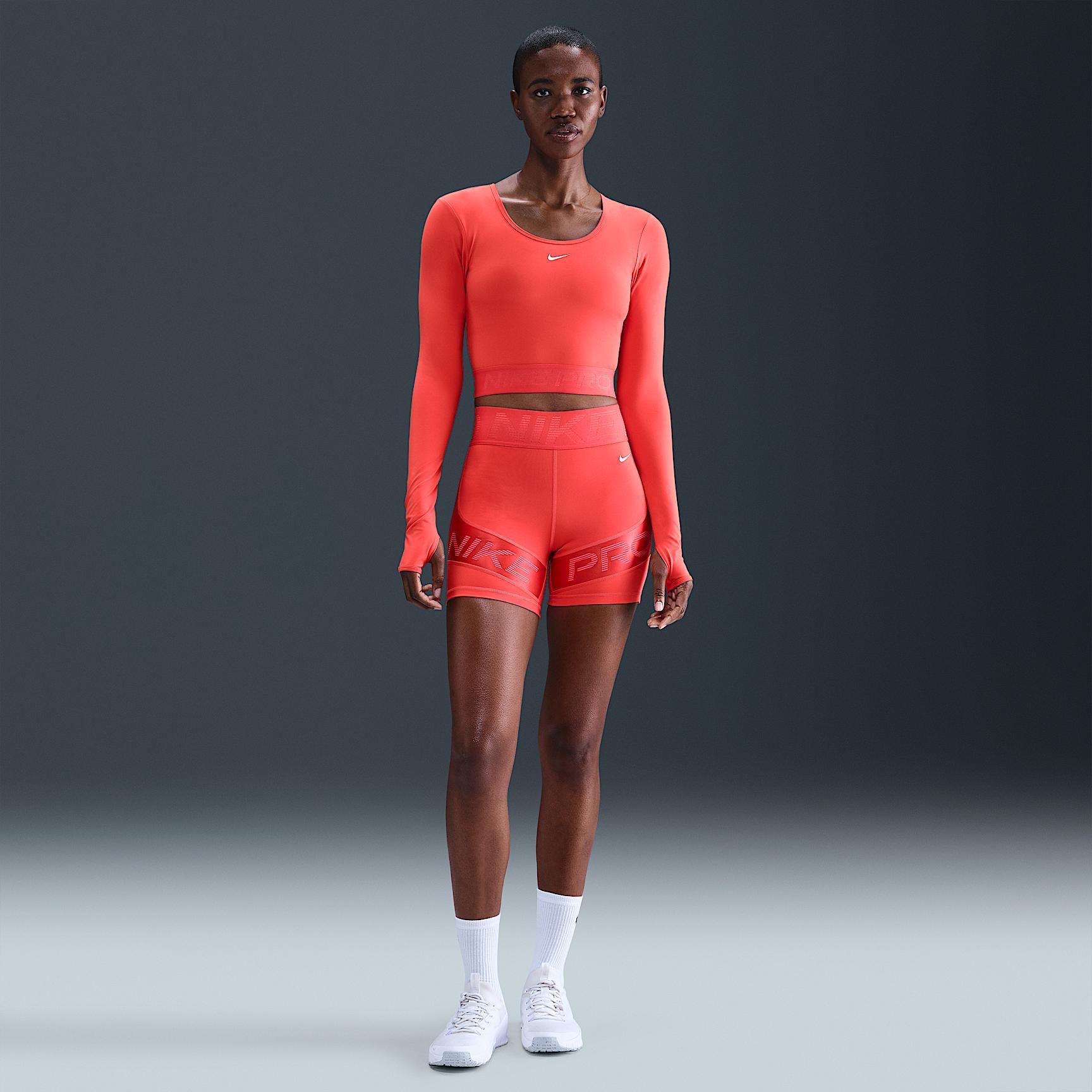 Nike Pro Women's Dri-FIT Cropped Long-Sleeve Top Product Image