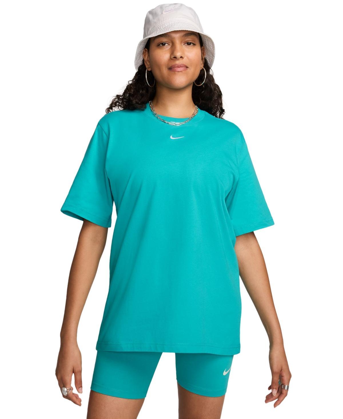 Womens Nike Sportswear Essential Tee Dark Grey Grey Product Image