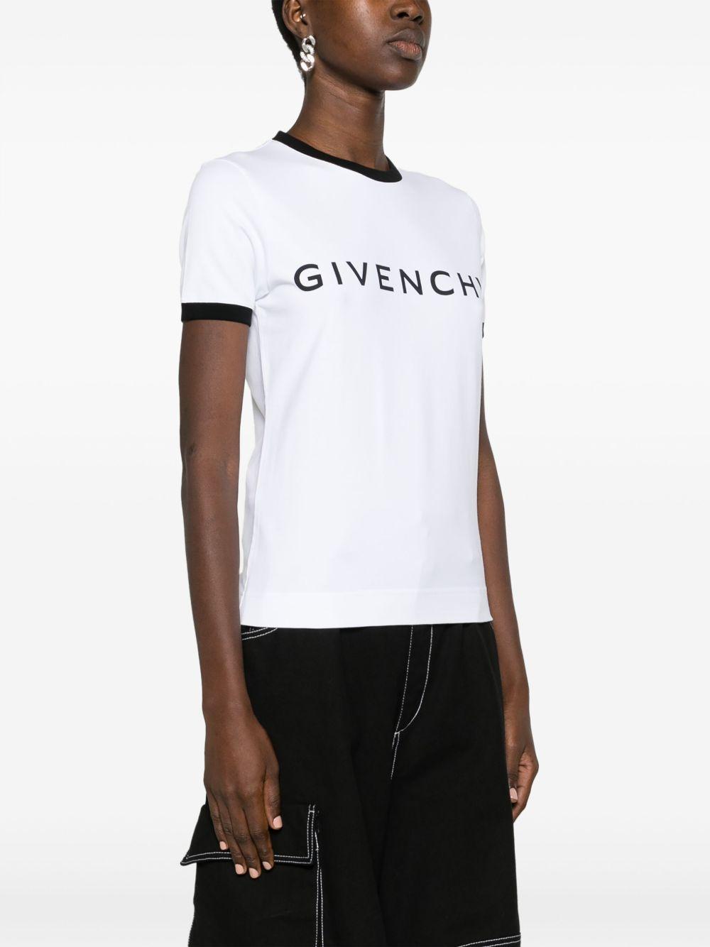 logo-print cotton T-shirt Product Image