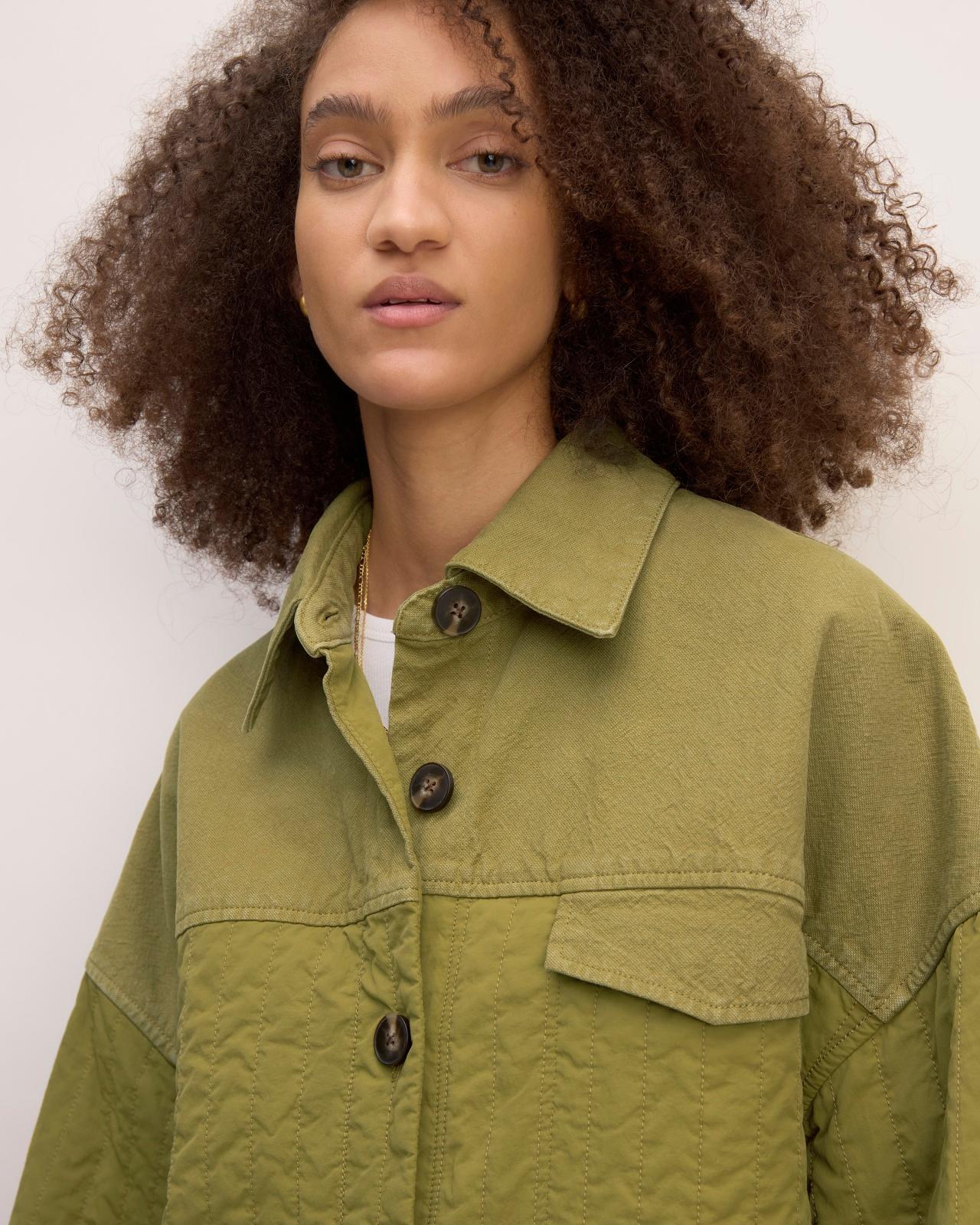 The Everlane x Marques' Almeida Canvas Patchwork Jacket Product Image