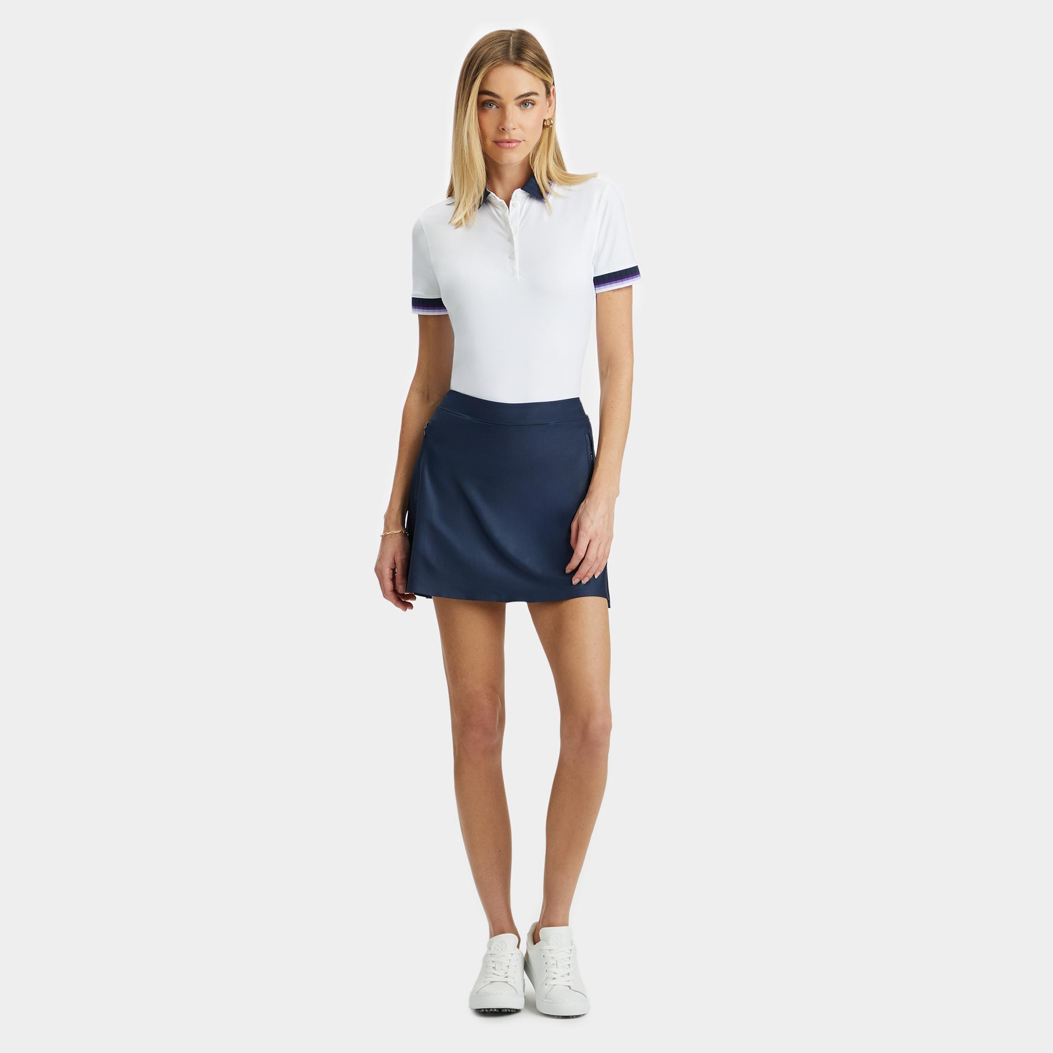 CONTRAST SILKY TECH NYLON POLO Product Image