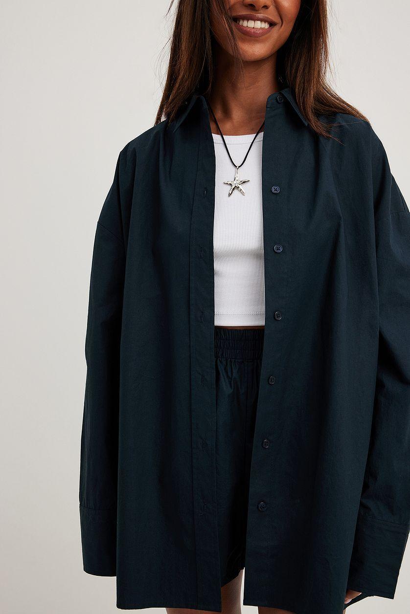 Heavy Oversized Cotton Shirt Product Image