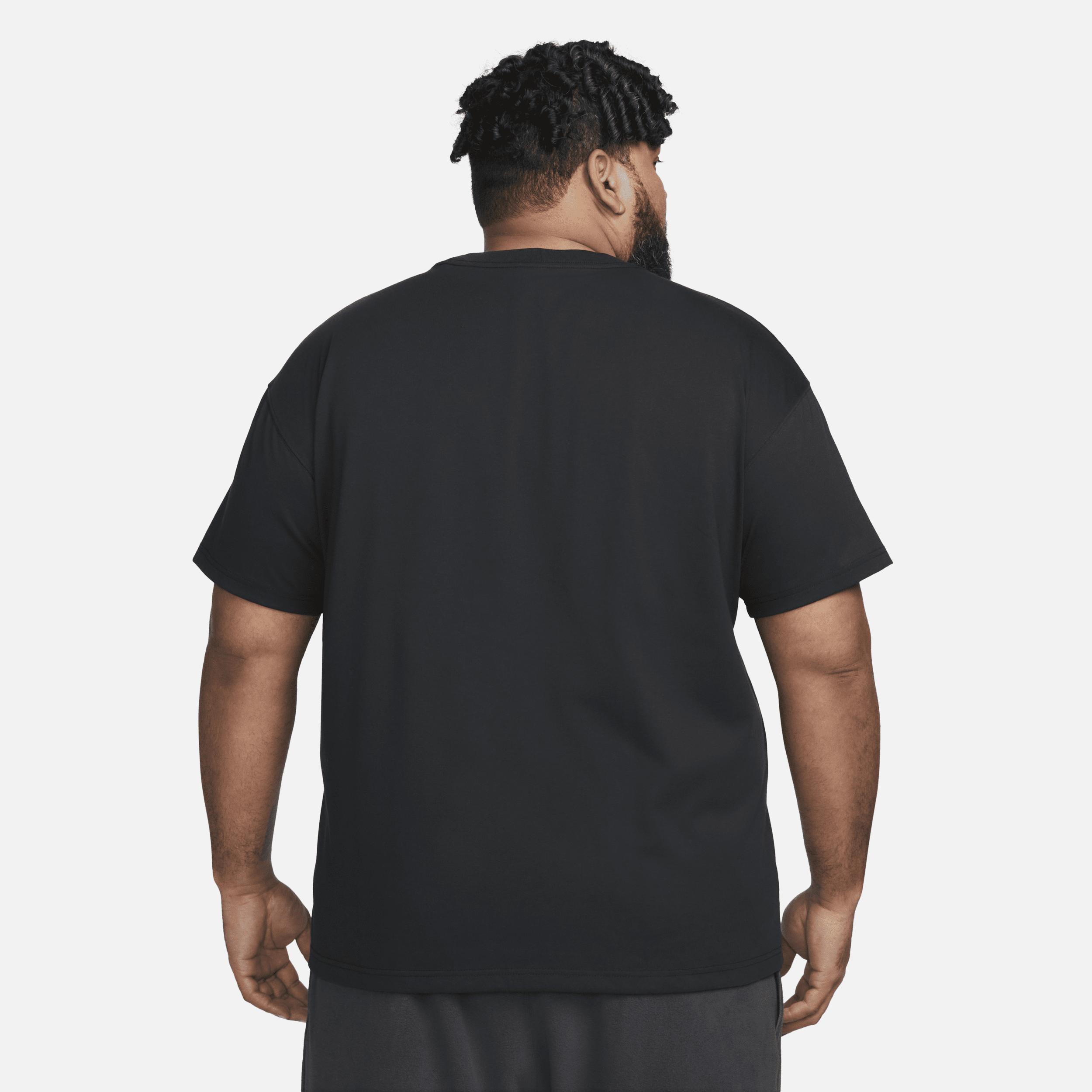 Men's Nike "Just Do It" Logo Tee, Size: Small, Black White Product Image
