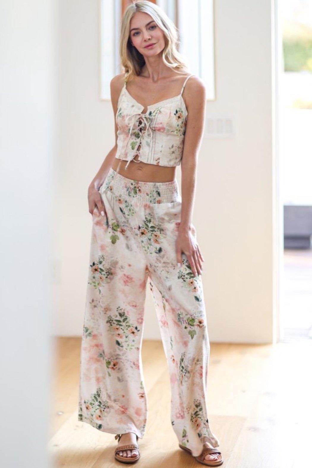 Floral Pants Set Product Image