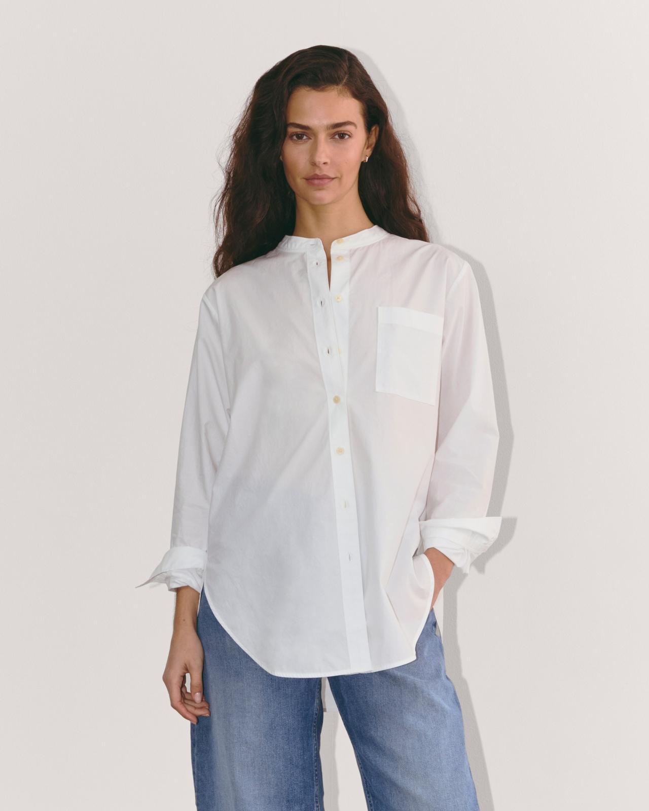 The Oversized Shirt in Ultrasoft Cotton Product Image
