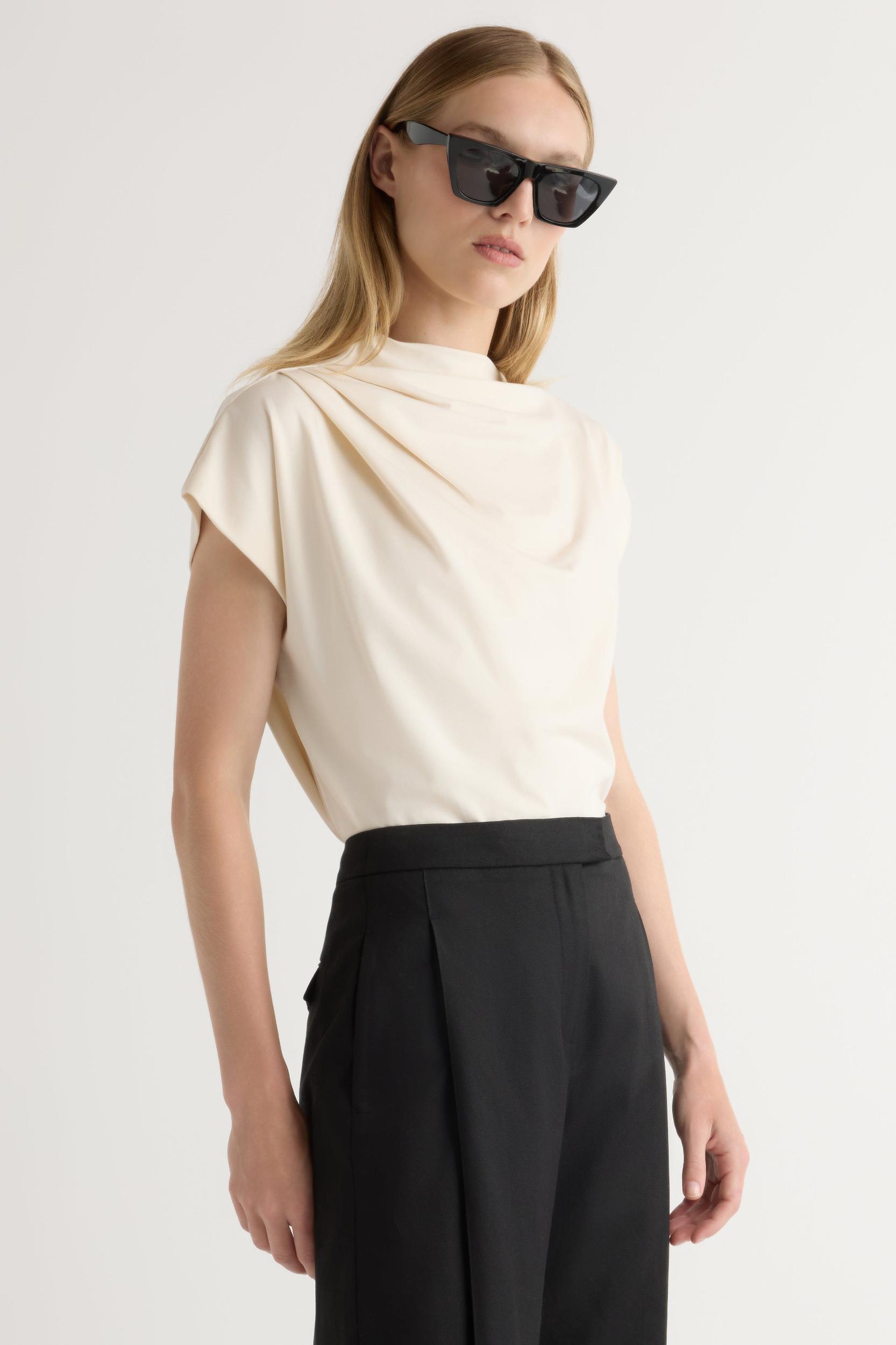 Kenny Asymmetric-Neck Tee Product Image