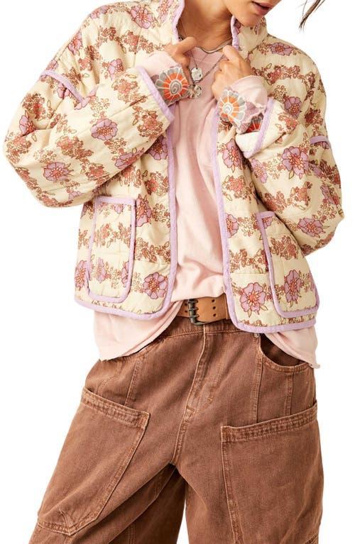 Free People Chloe Jacket (Tea Combo) Women's Clothing Product Image