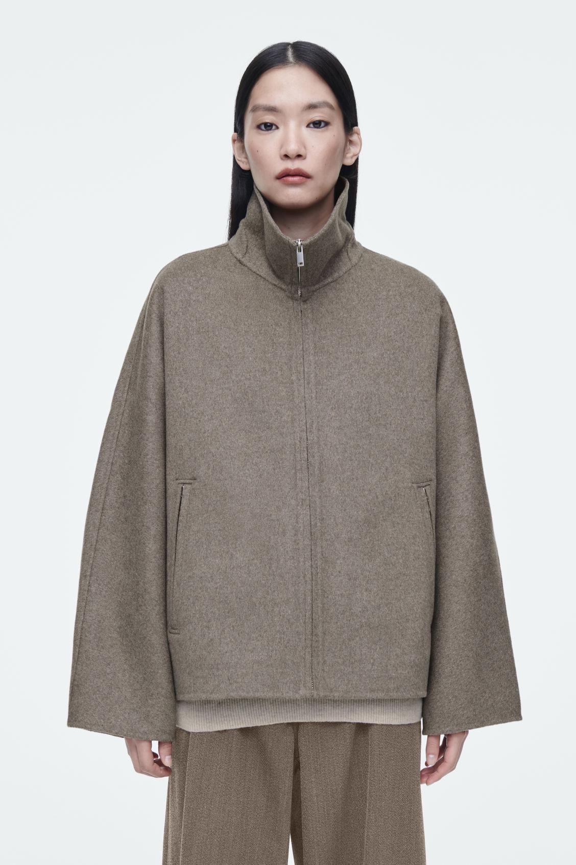 OVERSIZED DOUBLE-FACED WOOL JACKET Product Image