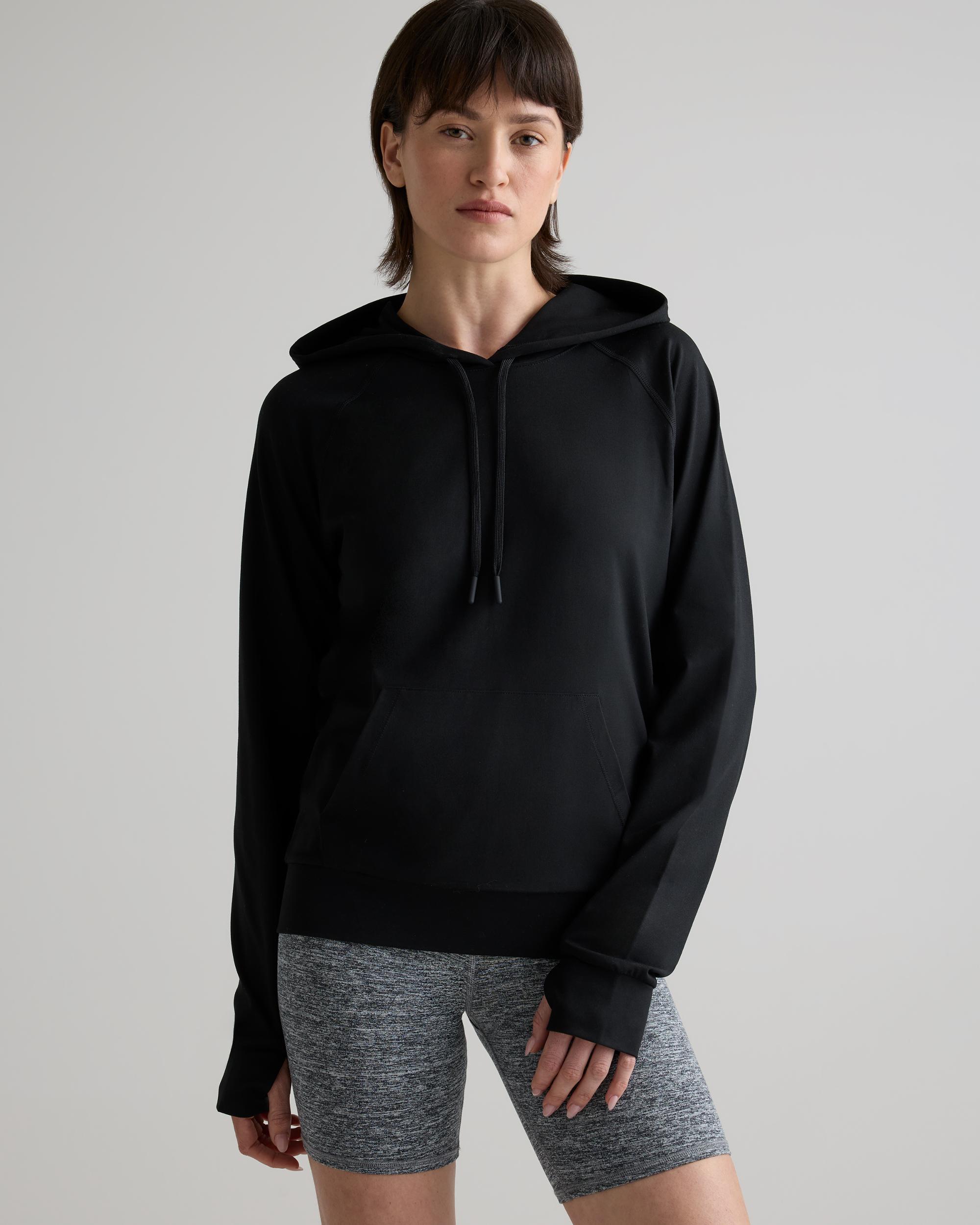 Quince | Women's Super Soft Performance Pullover Hoodie Flowknit Activewear, Size XL, Recycled Polyester Product Image