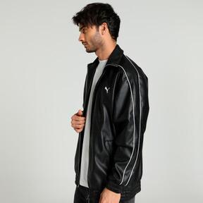 PUMA T7 Pleather Men's Track Jacket Product Image