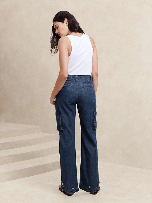High-Rise Cargo Jean Product Image