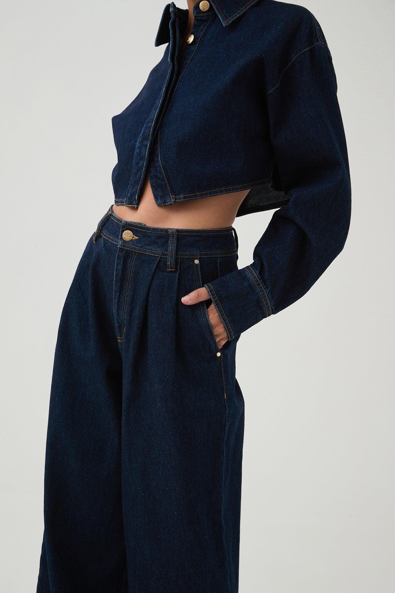 Long Sleeve Sunray Denim Shirt Product Image