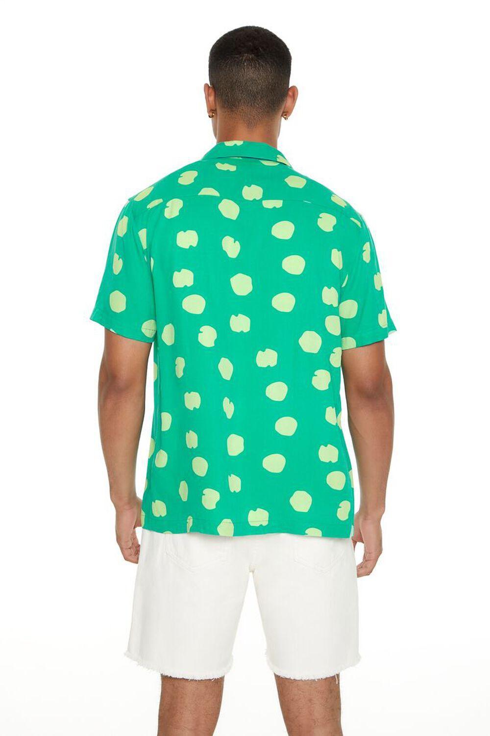 Polka Dot Cuban Collar Shirt | Forever 21 Product Image