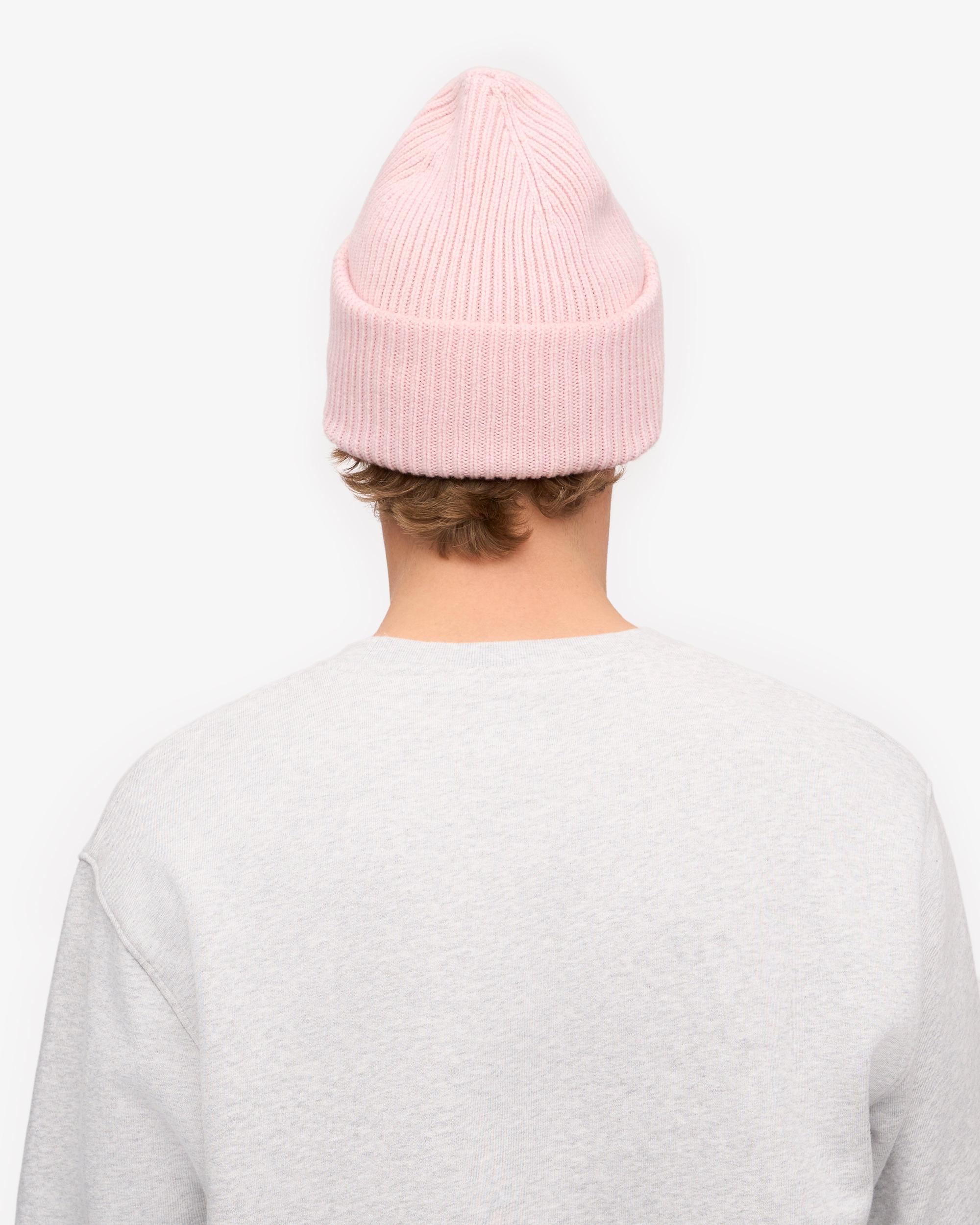 Merino Wool Hat - Faded Pink Product Image