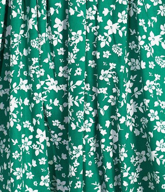 Copper Key Printed Bubble Hem Dress Product Image