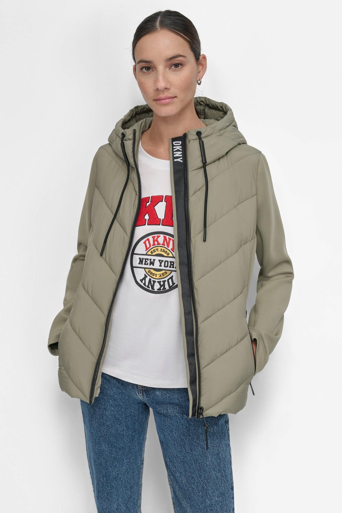 MIXED MEDIA LIGHT WEIGHT PUFFER Product Image