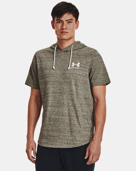UA Rival Terry Mens Short Sleeve Hoodie Product Image