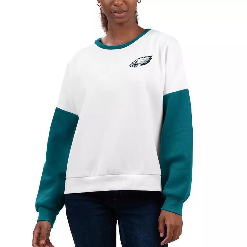 Women's G-III 4Her by Carl Banks White Las Vegas Raiders A-Game Pullover Sweatshirt, Size: XL, Lvr White Product Image