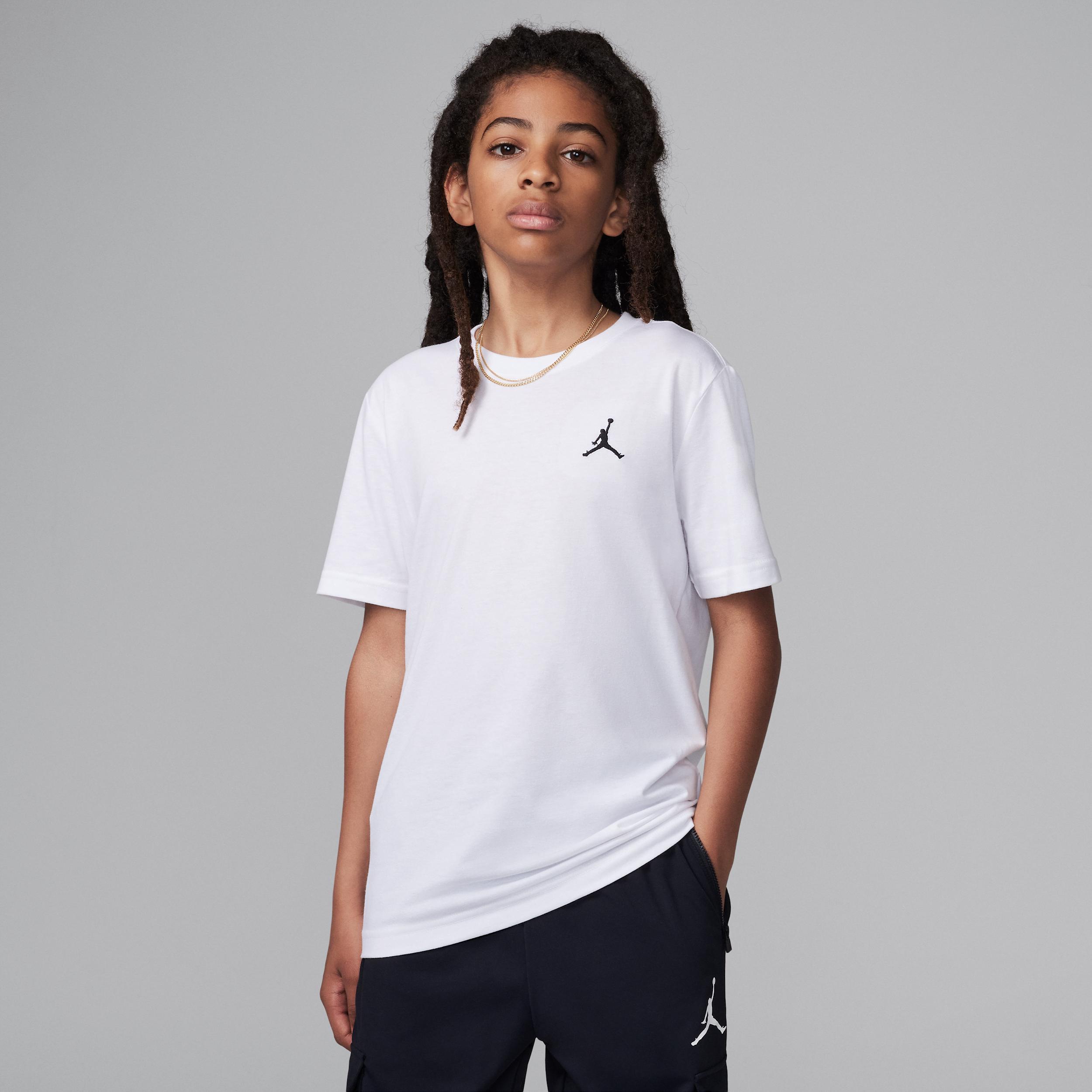 Jordan Boys Jordan Jumpman Air Embroidered Tee - Big Kid Product Image
