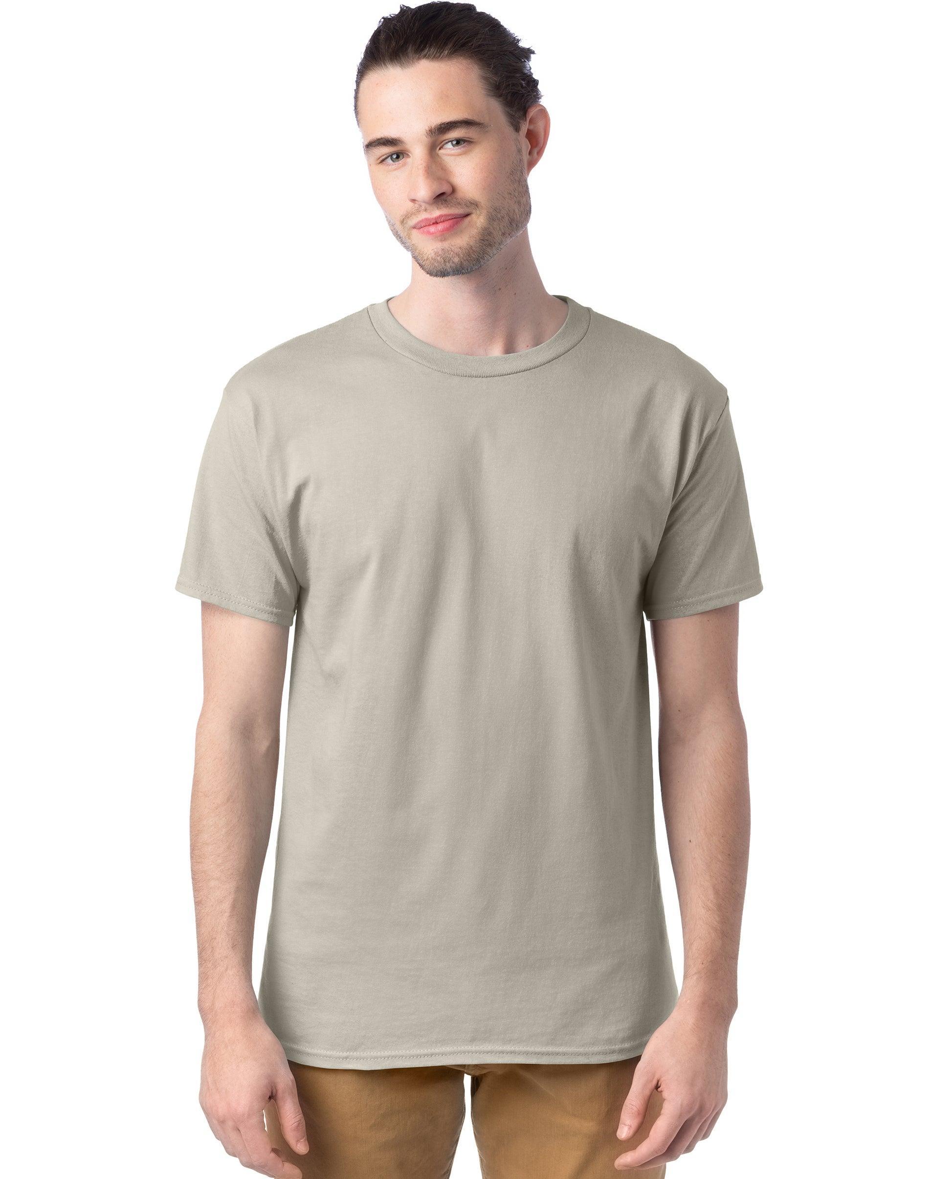 Men's Hanes® Essentials 4-Pack Cotton T-Shirt, Size: XL, Orange Product Image